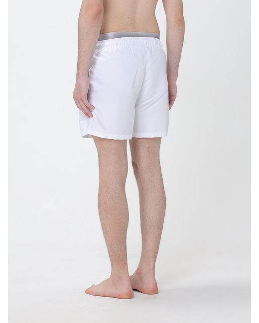 Emporio Armani White Swimsuit for men