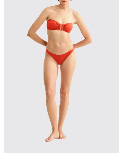 Eres Orange Ultra Polyamide Bikini Top