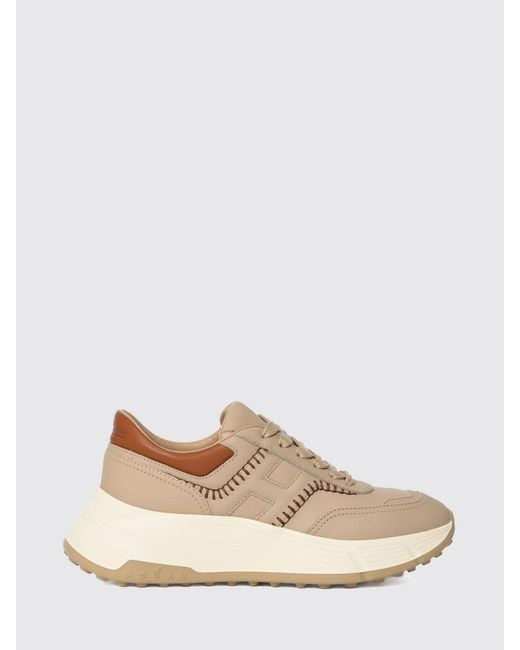 Hogan Natural H669 Nappa Leather Sneakers