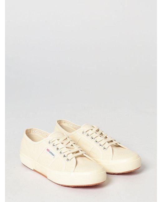 Superga Natural 2750-Cotu Classic Cotton Canvas Sneakers
