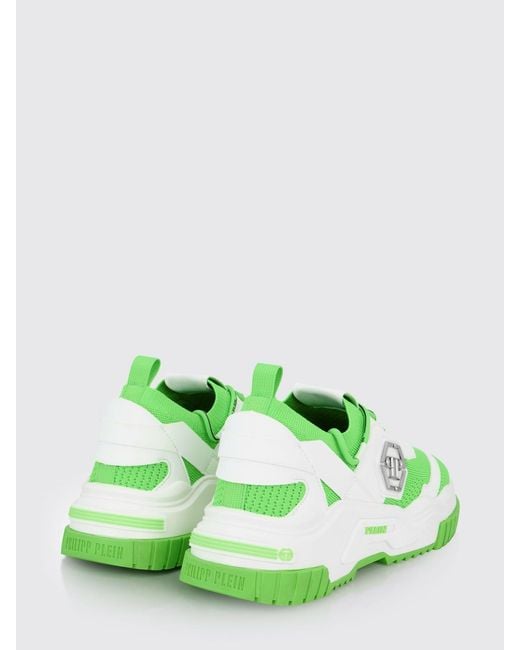 Philipp Plein Green Low-Top Sneakers for men