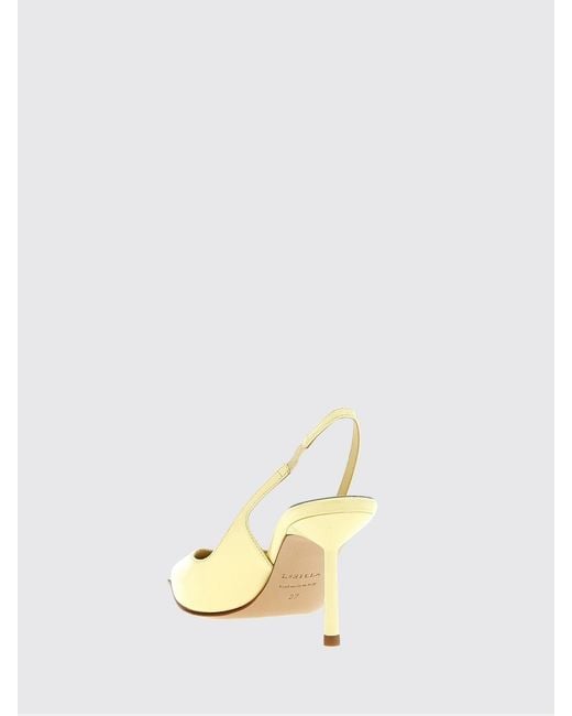 Le Silla Metallic Vivienne Patent Leather Slingback Pumps