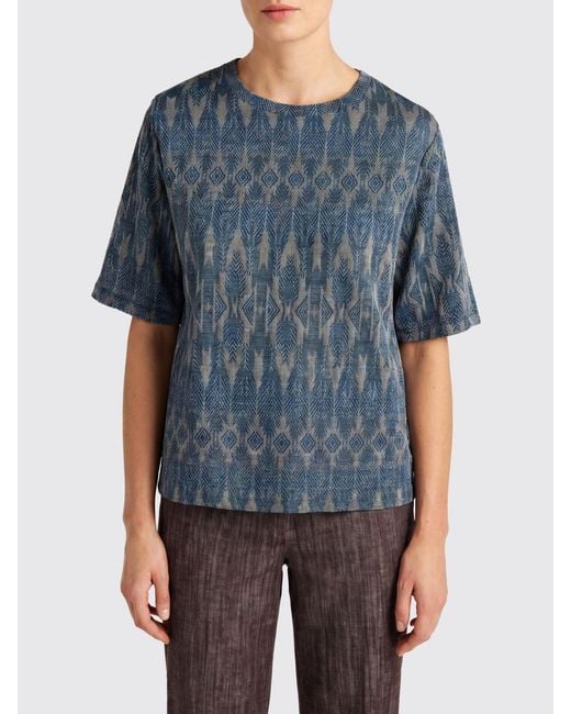 Momoní Blue Momon&Igrave T-Shirt
