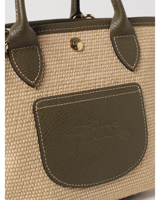 Borsa Tote A Cesta Xs Le Pliage Collection di Longchamp in Natural