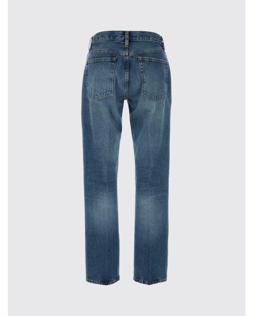 FRAME Blue Cotton Slim Fit Jeans