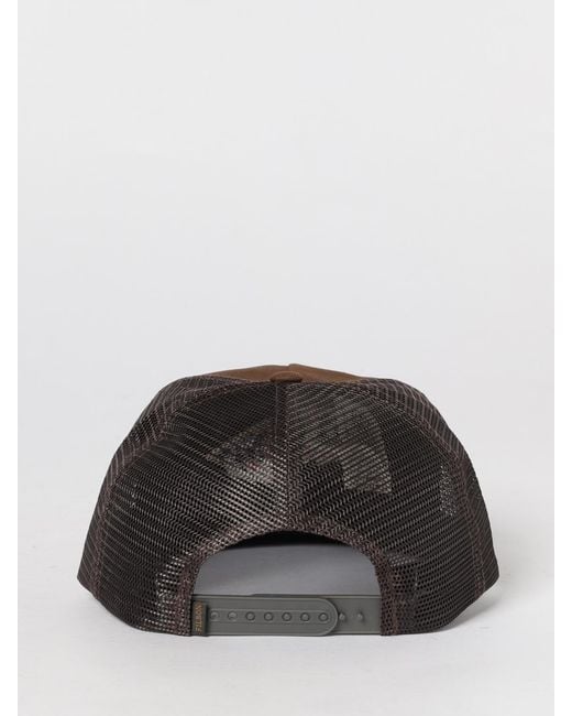 Filson Brown Durham Cotton Twill And Mesh Nylon Cap for men