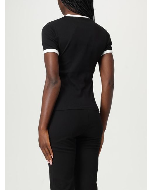 T-Shirt Femme Courreges en coloris Black