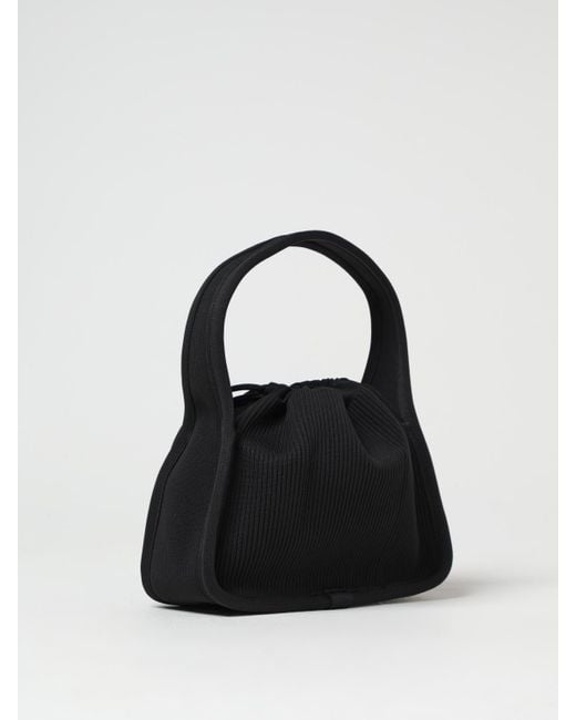 Alexander Wang Black Ryan Rib-Knit Bag