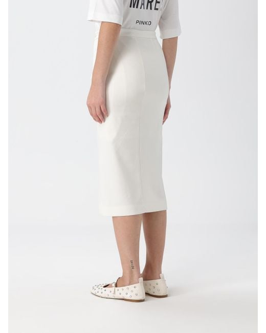 Pinko White Skirt