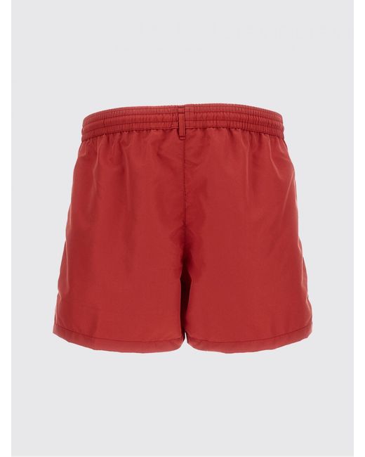 Paul Smith Red Recycled Polyester Swim Trunks for men