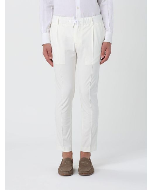 Pantalone di Daniele Alessandrini in White da Uomo
