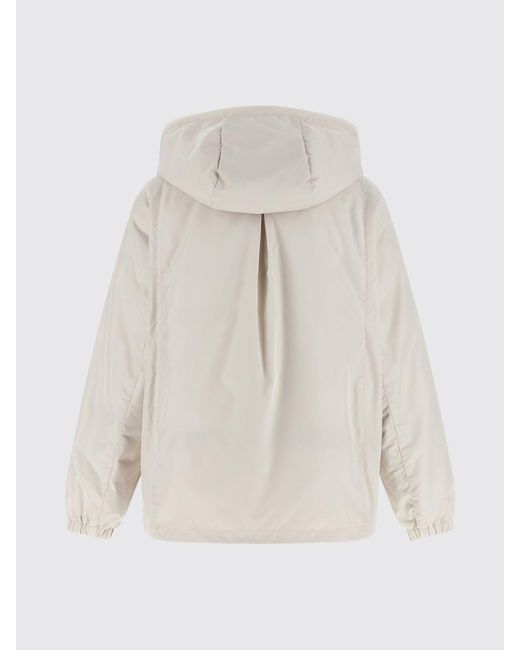 Moorer Natural Soave-Wk Hooded Polyester Windbreaker