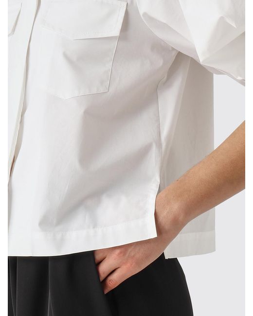 MEIMEIJ White Cotton Poplin Shirt
