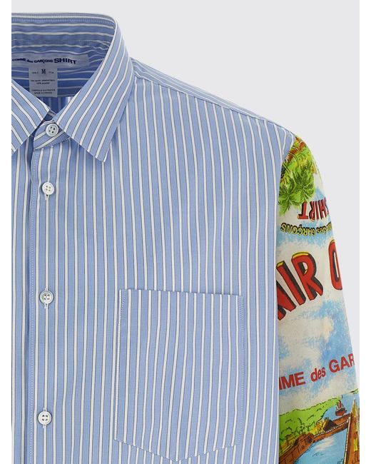 Comme des Garçons Blue Shirt for men