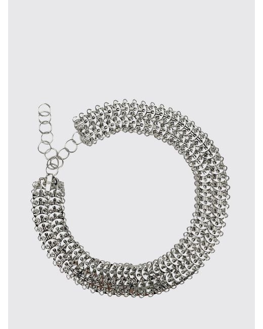 Rabanne White 1969 Knitted Aluminum Belt