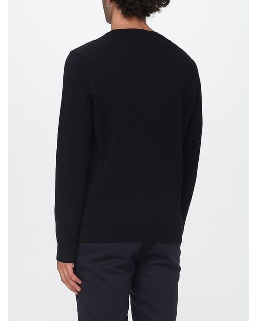 Zanone Blue Slim Fit Crewneck Jumper for men