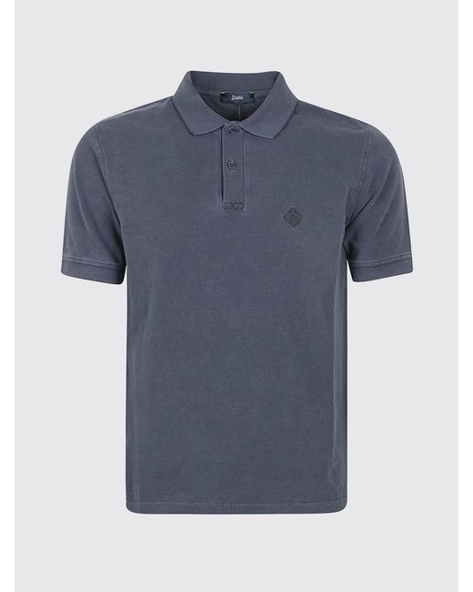 Herno Blue Polo Shirt for men
