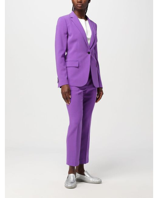 Pantalón Theory de color Purple