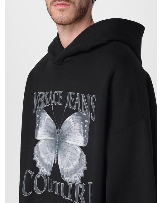 Versace Jeans Couture Black Sweatshirt for men