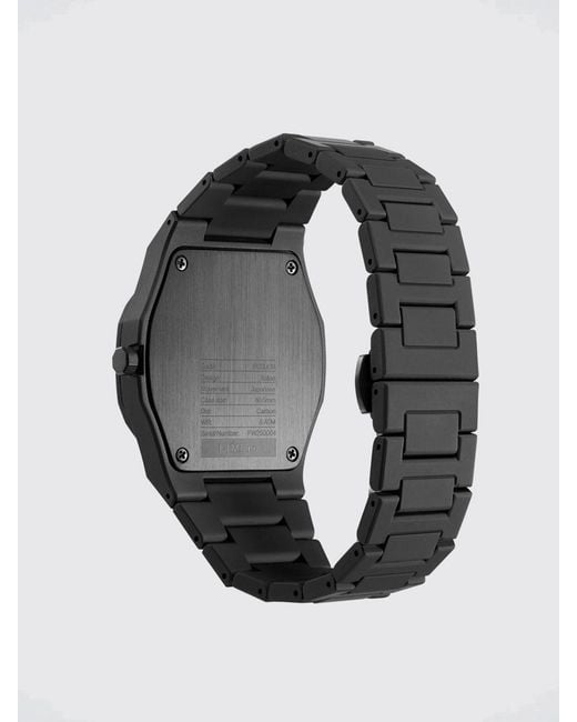 D1 Milano Black Poly Carbonium Watch for men