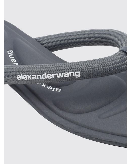Alexander Wang White Mesh Jenna Flip-Flops