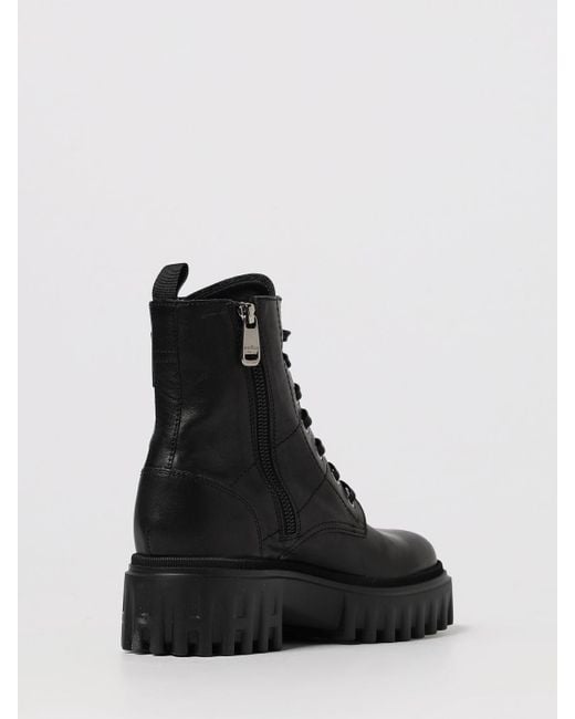 H Track Anfibio Pelle di Hogan in Black