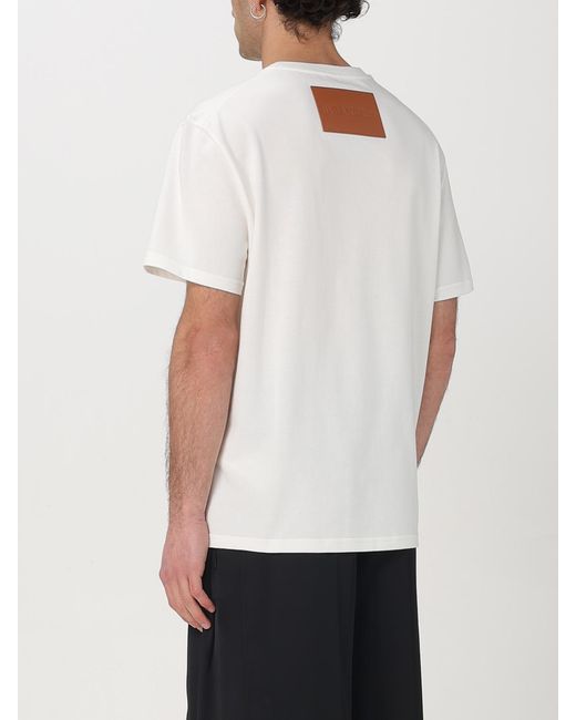 T-Shirt Basic di Jil Sander in White da Uomo