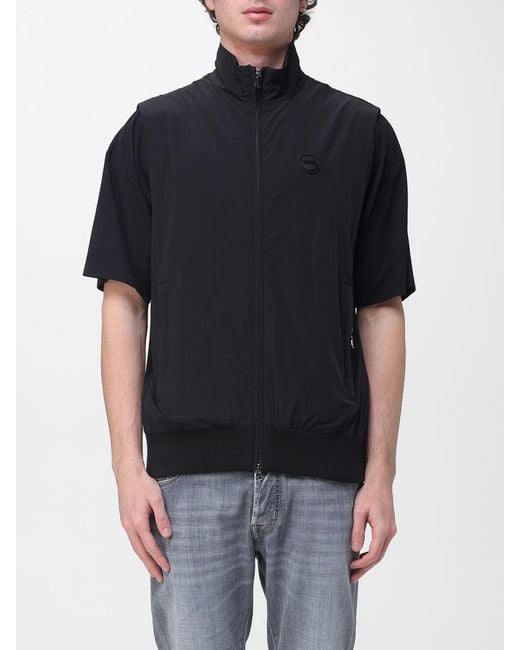 Colmar Black Technical Fabric Vest for men