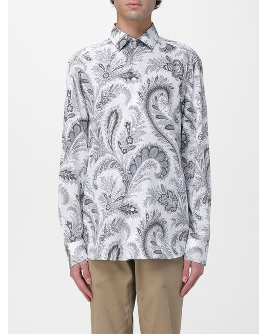 Etro Gray Shirt for men