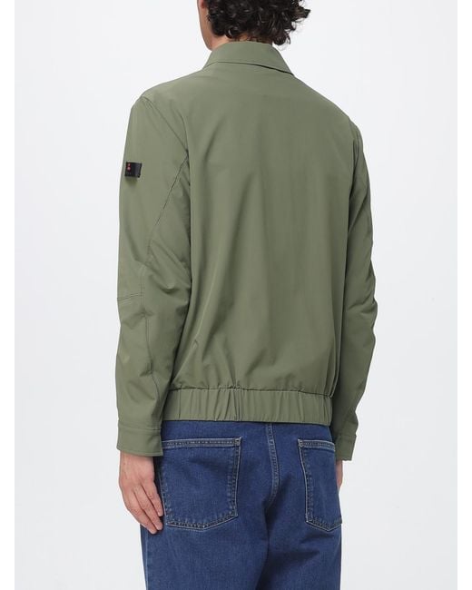 Peuterey Green Nylon Shirt Jacket for men
