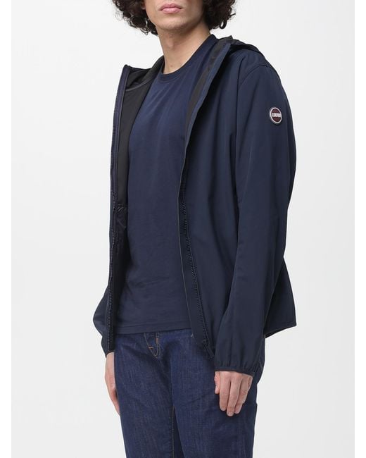 Colmar Blue Softshell Hooded Jacket for men