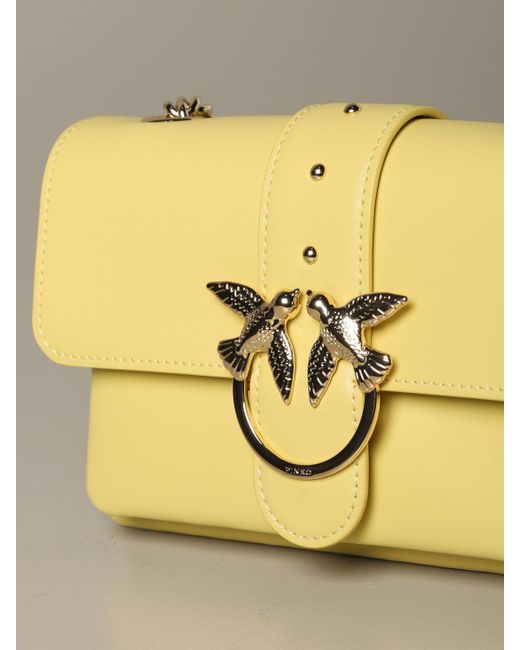 pinko yellow bag
