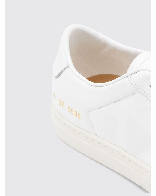 Common Projects White Achilles Leather Sneakers