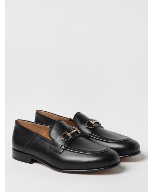 Ferragamo Black Loafers