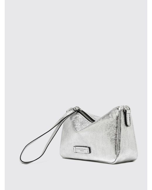 Gianni Chiarini Gray Shoulder Bag Club Marcella