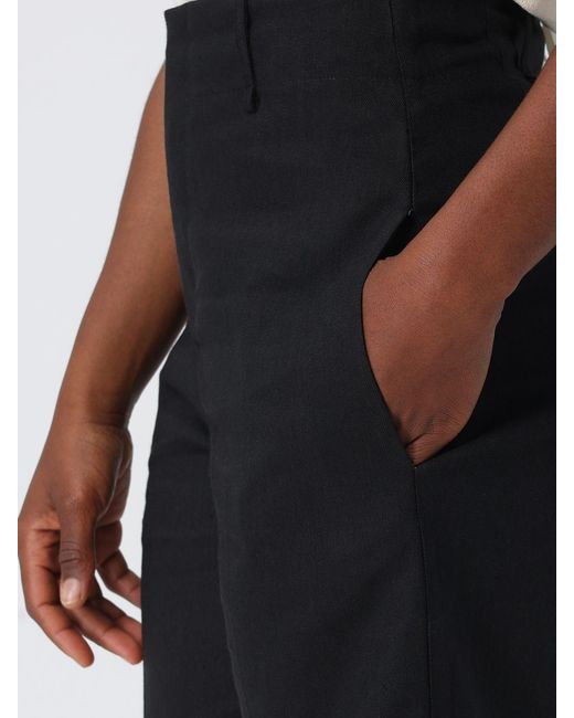 Alysi Black Classic Viscose Pants