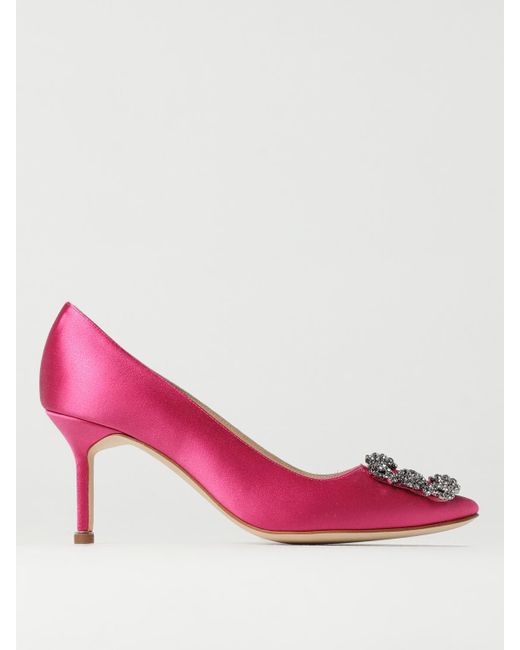 Décolleté di Manolo Blahnik in Pink