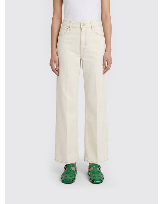 FRAME White Straight Denim Jeans