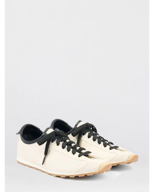 Jacquemus Natural Les Tennis Canvas Sneakers