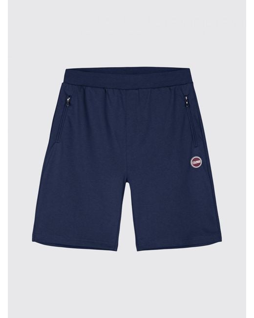 Colmar Blue Cotton Jogging Shorts for men