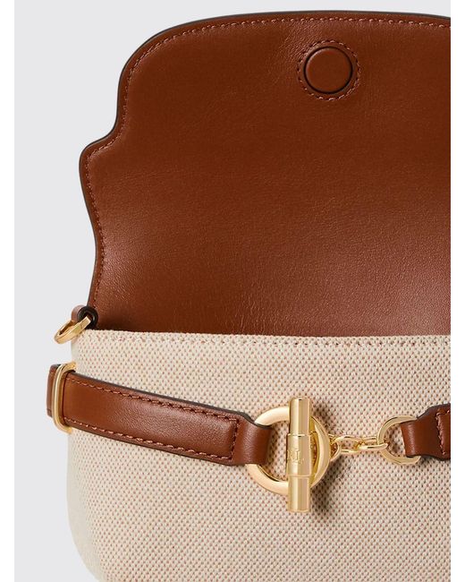 Ralph Lauren Brown Blaike Mini Crossbody Bag