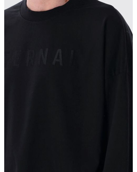 Fear Of God Black T-Shirt for men