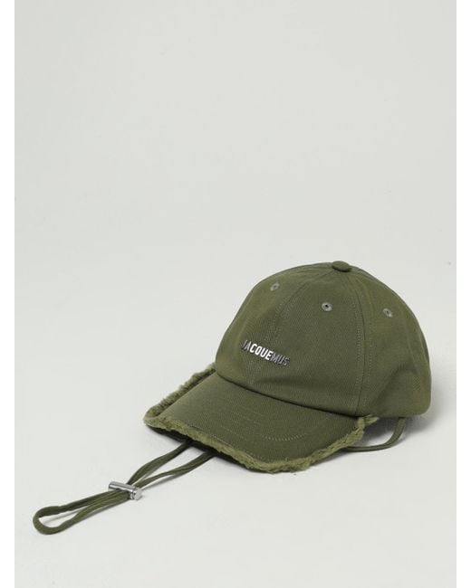 Jacquemus Green Cotton Cap