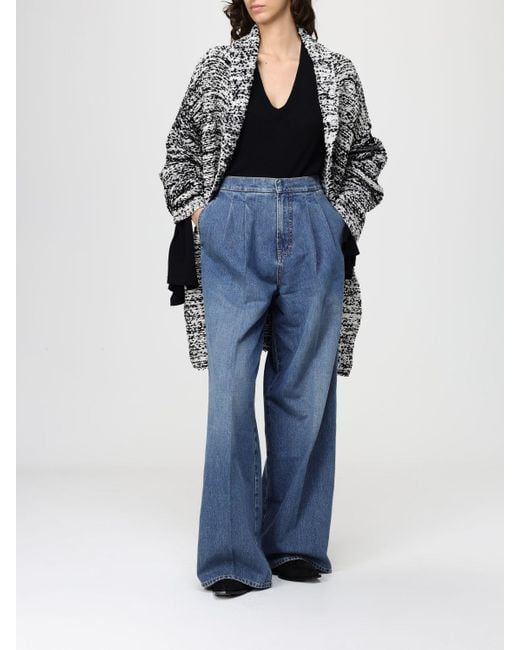 Alberta Ferretti Blue Trousers