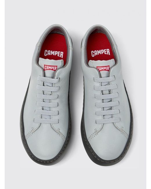 Camper White Peu Touring Leather Sneakers