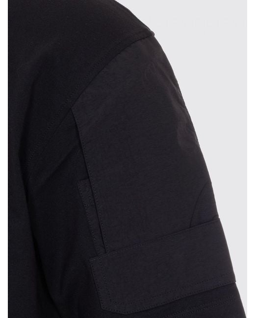 Y-3 Black Cotton T-Shirt With Pockets for men