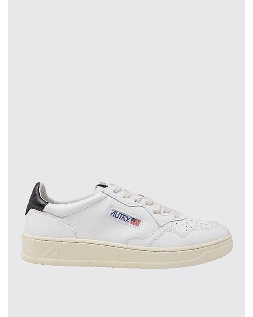 Autry White Medalist Sneakers for men