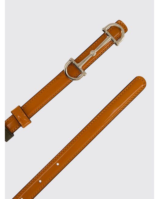 Gucci White Reversible Leather Belt With Horsebit