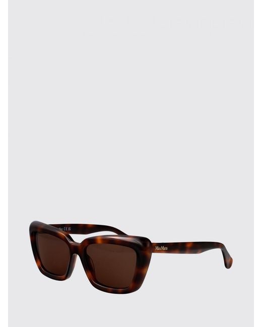 Max Mara Brown Acetate Sunglasses