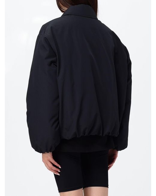 Jil Sander Blue Cropped Padded Shirt Jacket